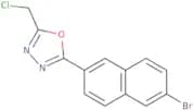 2-(6-Bromonaphthalen-2-yl)-5-(chloromethyl)-1,3,4-oxadiazole