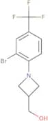 {1-[2-Bromo-4-(trifluoromethyl)phenyl]azetidin-3-yl}methanol