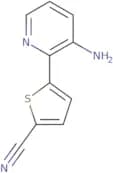 5-(3-Aminopyridin-2-yl)thiophene-2-carbonitrile
