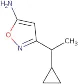 3-(1-Cyclopropylethyl)-1,2-oxazol-5-amine