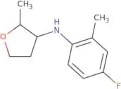 N-(4-Fluoro-2-methylphenyl)-2-methyloxolan-3-amine