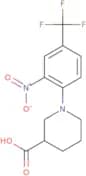 1-[2-Nitro-4-(trifluoromethyl)phenyl]piperidine-3-carboxylic acid
