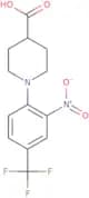 1-[2-Nitro-4-(trifluoromethyl)phenyl]piperidine-4-carboxylic acid