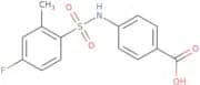 4-(4-Fluoro-2-methylbenzenesulfonamido)benzoic acid
