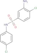 3-Amino-4-chloro-N-(4-chlorophenyl)benzene-1-sulfonamide