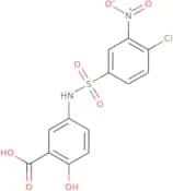5-(4-Chloro-3-nitrobenzenesulfonamido)-2-hydroxybenzoic acid