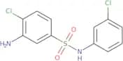 3-Amino-4-chloro-N-(3-chlorophenyl)benzene-1-sulfonamide