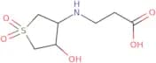 3-[(4-Hydroxy-1,1-dioxothiolan-3-yl)amino]propanoic acid