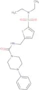 N-{[5-(Diethylsulfamoyl)thiophen-2-yl]methyl}-4-phenylpiperazine-1-carboxamide