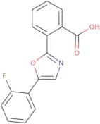 2-[5-(2-Fluorophenyl)-1,3-oxazol-2-yl]benzoic acid