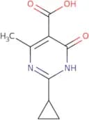 2-Cyclopropyl-4-methyl-6-oxo-1,6-dihydropyrimidine-5-carboxylic acid