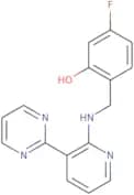 5-Fluoro-2-[[[3-(2-pyrimidinyl)-2-pyridyl]amino]methyl]phenol