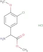 Methyl 2-amino-2-(3-chloro-4-methoxyphenyl)acetate hydrochloride