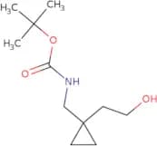 tert-Butyl N-{[1-(2-hydroxyethyl)cyclopropyl]methyl}carbamate