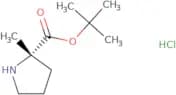 tert-Butyl (2S)-2-methylpyrrolidine-2-carboxylate hydrochloride