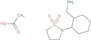 2-[2-(Aminomethyl)cyclohexyl]-1λ6,2-thiazolidine-1,1-dione, acetic acid