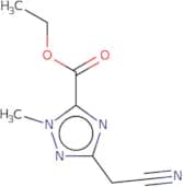 Ethyl 3-(cyanomethyl)-1-methyl-1H-1,2,4-triazole-5-carboxylate