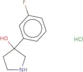 3-(3-Fluorophenyl)pyrrolidin-3-ol hydrochloride