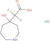 2,2-Difluoro-2-(4-hydroxyazepan-4-yl)acetic acid hydrochloride