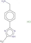 [4-(5-Methyl-1H-1,2,4-triazol-3-yl)phenyl]methanamine hydrochloride