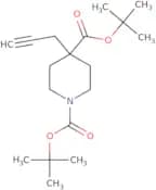 1,4-Di-tert-butyl 4-(prop-2-yn-1-yl)piperidine-1,4-dicarboxylate