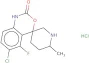 6-Chloro-5-fluoro-6'-methyl-1,2-dihydrospiro[3,1-benzoxazine-4,3'-piperidine]-2-one hydrochloride