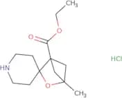 Ethyl 4-methyl-3-oxaspiro[bicyclo[2.1.1]hexane-2,4'-piperidine]-1-carboxylate hydrochloride