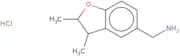 (2,3-Dimethyl-2,3-dihydro-1-benzofuran-5-yl)methanamine hydrochloride