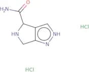 2H,4H,5H,6H-Pyrrolo[3,4-c]pyrazole-4-carboxamide dihydrochloride