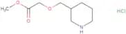Methyl 2-[(piperidin-3-yl)methoxy]acetate hydrochloride