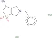 3-Amino-5-benzyl-hexahydro-2H-1λ6-thieno[2,3-c]pyrrole-1,1-dione dihydrochloride