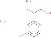 3-Amino-2-(3-fluorophenyl)propan-1-ol hydrochloride