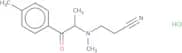 3-{Methyl[1-(4-methylphenyl)-1-oxopropan-2-yl]amino}propanenitrile hydrochloride