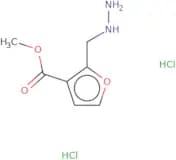 Methyl 2-(hydrazinylmethyl)furan-3-carboxylate dihydrochloride