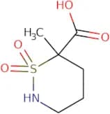 6-Methyl-1,1-dioxo-1λ⁶,2-thiazinane-6-carboxylic acid