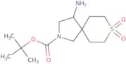 tert-Butyl 4-amino-8,8-dioxo-8λ6-thia-2-azaspiro[4.5]decane-2-carboxylate