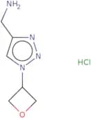 [1-(Oxetan-3-yl)-1H-1,2,3-triazol-4-yl]methanamine hydrochloride