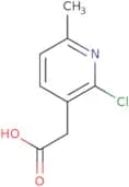 2-(2-Chloro-6-methylpyridin-3-yl)acetic acid