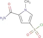 5-Carbamoyl-1-methyl-1H-pyrrole-3-sulfonyl chloride