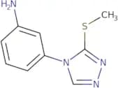 3-[3-(Methylsulfanyl)-4H-1,2,4-triazol-4-yl]aniline