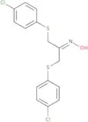 N-{1,3-Bis[(4-chlorophenyl)sulfanyl]propan-2-ylidene}hydroxylamine