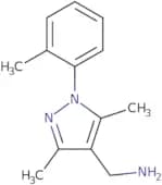 [3,5-Dimethyl-1-(2-methylphenyl)-1H-pyrazol-4-yl]methanamine