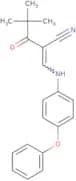 2-(2,2-dimethylpropanoyl)-3-((4-phenoxyphenyl)amino)prop-2-enenitrile
