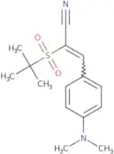 3-(4-(dimethylamino)phenyl)-2-((tert-butyl)sulfonyl)prop-2-enenitrile