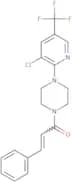1-(4-(3-chloro-5-(trifluoromethyl)(2-pyridyl))piperazinyl)-3-phenylprop-2-en-1-one