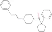1-(1-phenylcyclopentanecarbonyl)-4-[(2E)-3-phenylprop-2-en-1-yl]piperazine