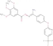 2-amino-1-aza-2-(4-(5-(trifluoromethyl)(2-pyridyloxy))phenyl)vinyl3,4,5-trimethoxybenzoate