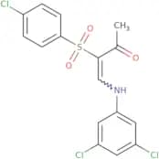 4-((3,5-dichlorophenyl)amino)-3-((4-chlorophenyl)sulfonyl)but-3-en-2-one