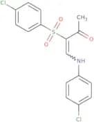 4-((4-chlorophenyl)amino)-3-((4-chlorophenyl)sulfonyl)but-3-en-2-one