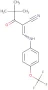 2-(2,2-dimethylpropanoyl)-3-((4-(trifluoromethoxy)phenyl)amino)prop-2-enenitrile